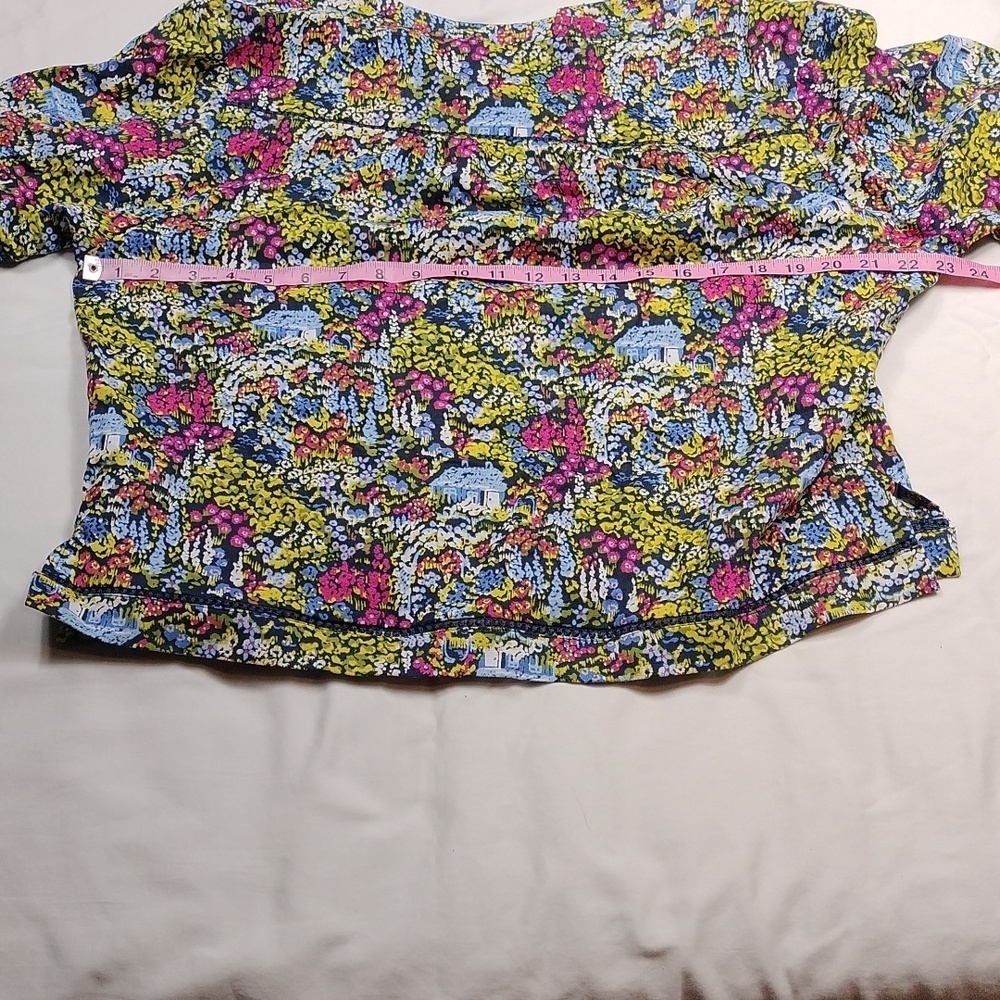 Christopher & Banks Multicolor Floral Top Size Petite XL - Picture 10 of 10